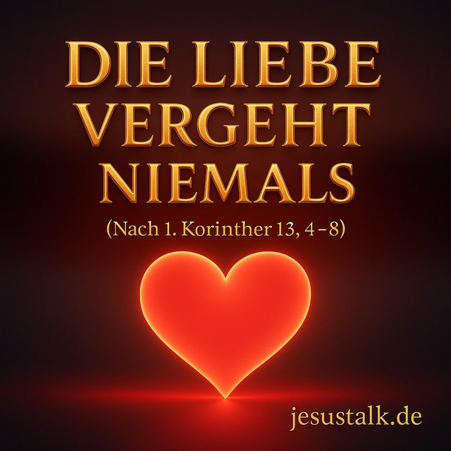 Die Liebe vergeht niemals (1 Korinther 13, 4-8)